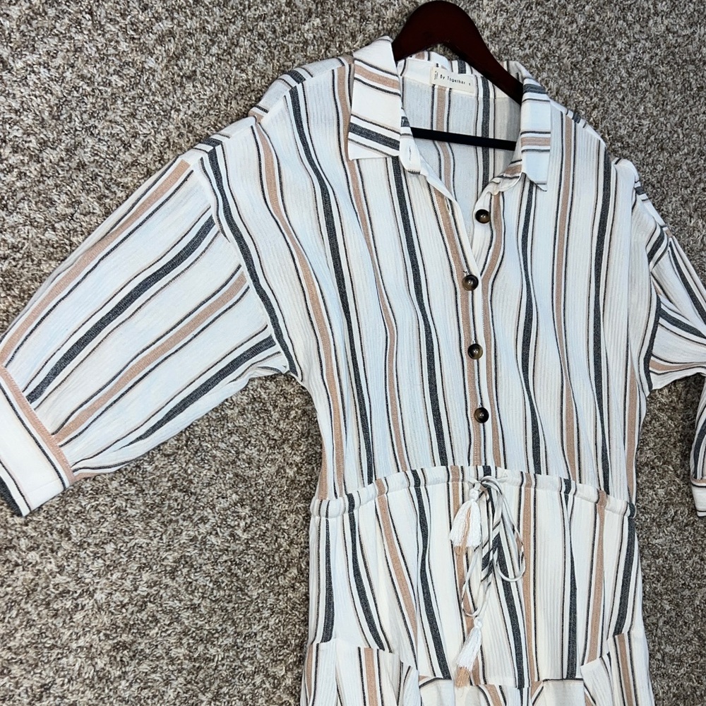 By Together Women's Striped Dress | Spring, Summer - Picture 5 of 9